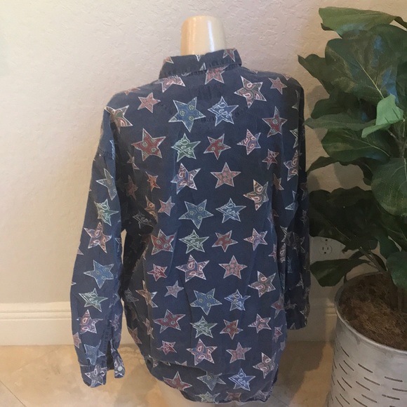 EUC Western-style Stars Pepe Jeans button down LS - Picture 6 of 8